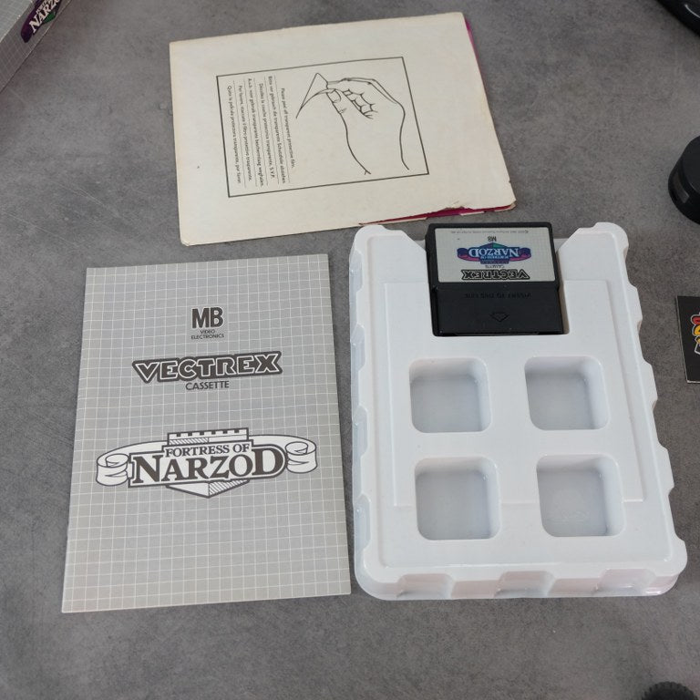 Fortress of Narzod Vectrex MB Electronics Philips