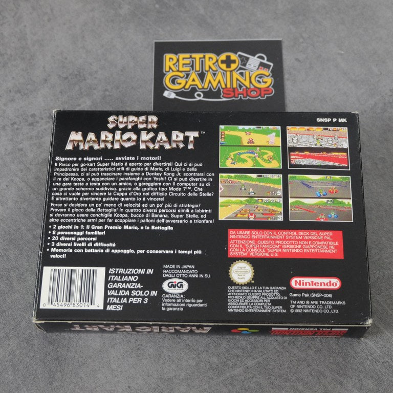 Vendita Super Mario Kart Gig - Retrogaming Shop