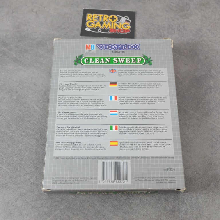 Vendita Clean Sweep Vectrex MB Electronics - Retrogaming Shop