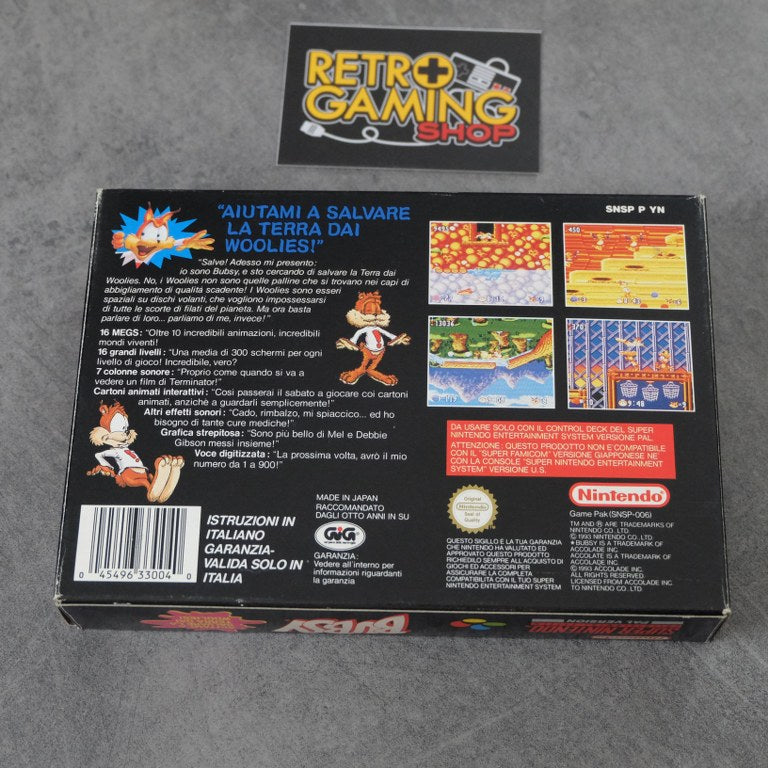 Vendita Bubsy - Retrogaming Shop