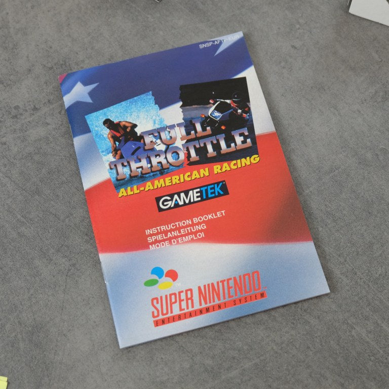 Full Throttle All-american Racing Nintendo