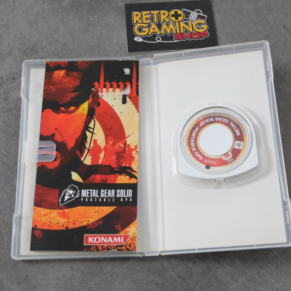 Metal Gear Solid Portable Ops Sony
