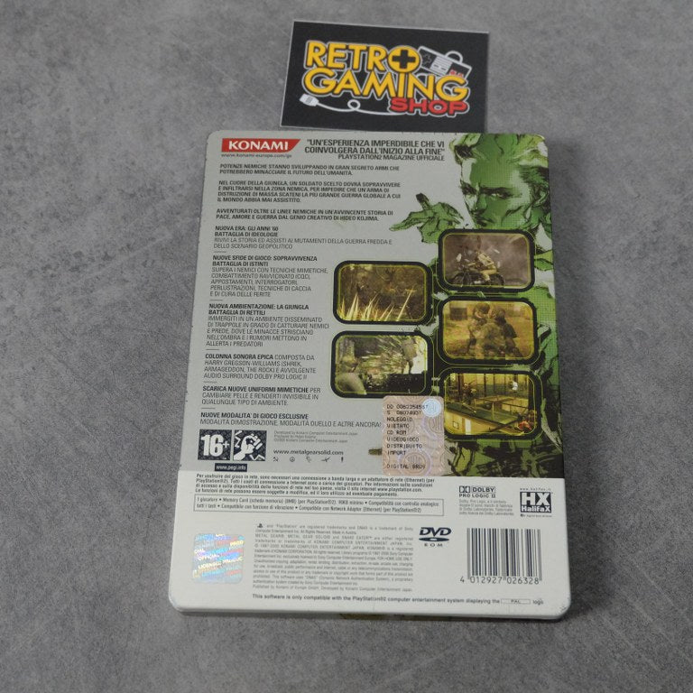 Vendita Metal Gear Solid 3 Snake Eater Edizione Limitata Steelbook - Retrogaming Shop