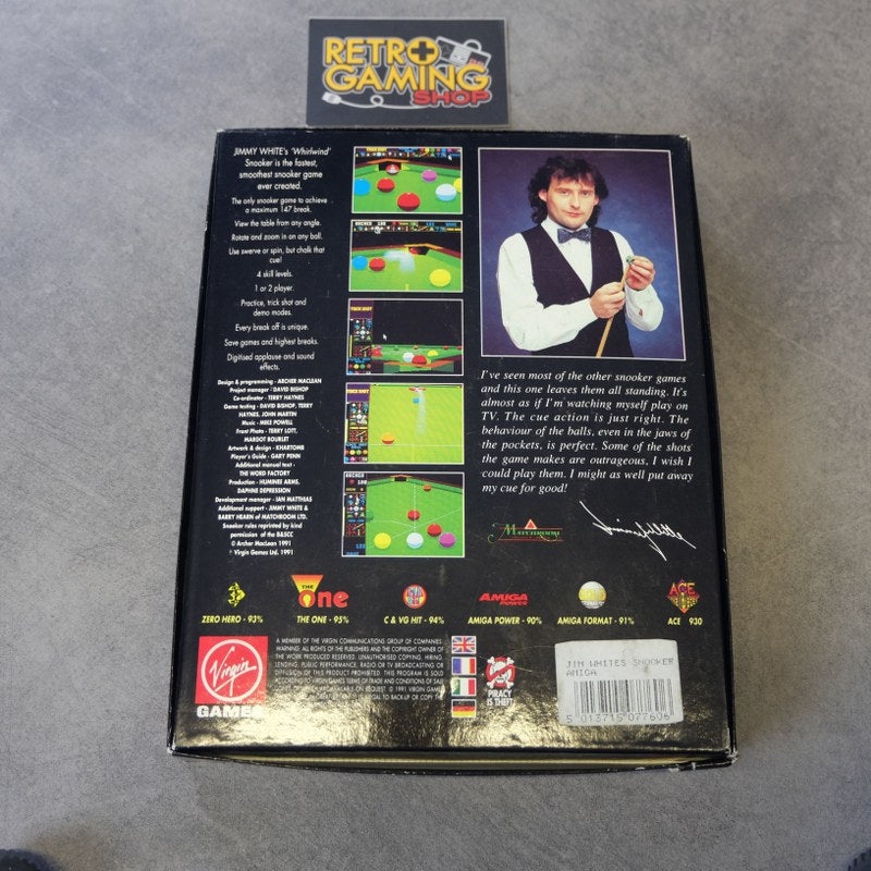 Vendita Jimmy White's Whirwind Snooker - Retrogaming Shop