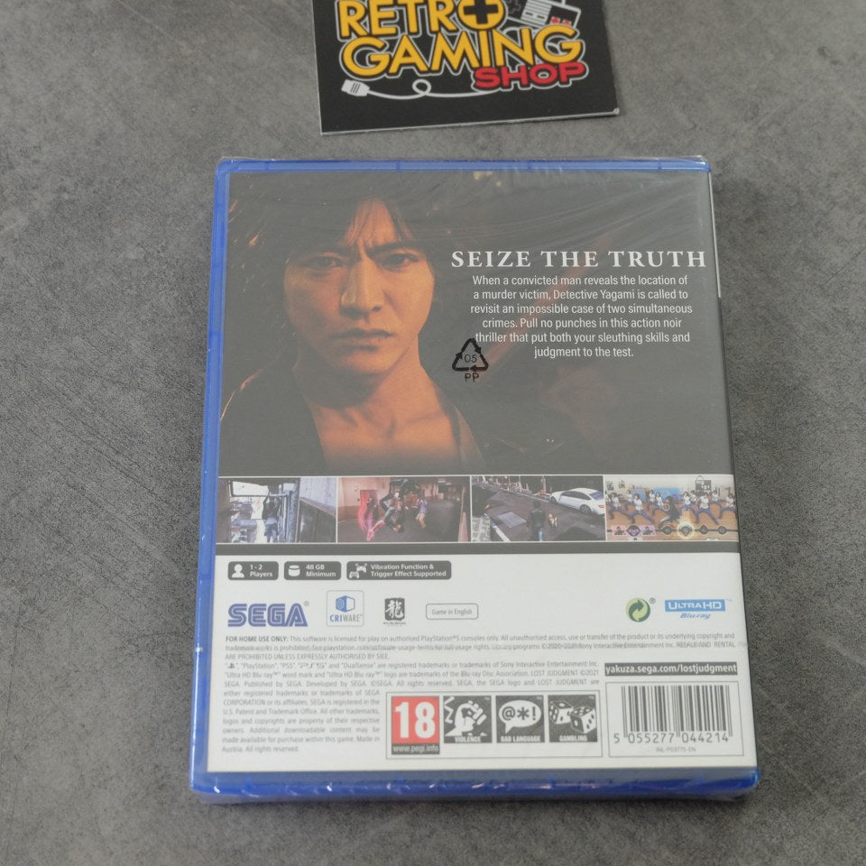 Lost Judgement Nuovo Sony