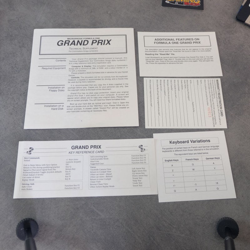 Microprose Formula One Grand Prix Commodore