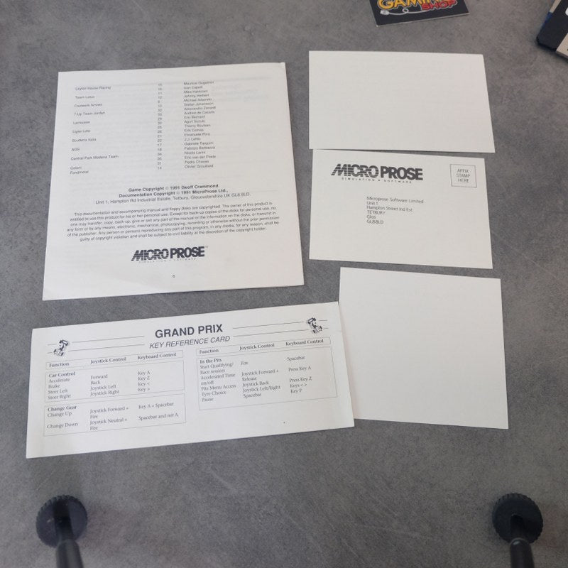 Microprose Formula One Grand Prix Commodore