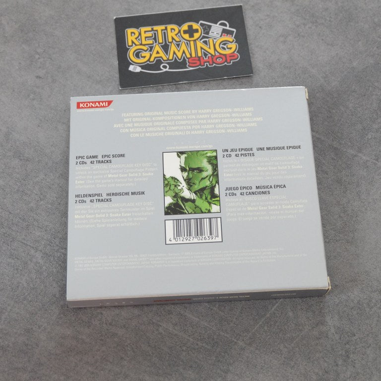 Vendita Metal Gear Solid 3 Snake Eater Original Soundtrack - Retrogaming Shop