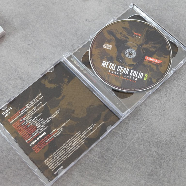 Metal Gear Solid 3 Snake Eater Original Soundtrack Sony