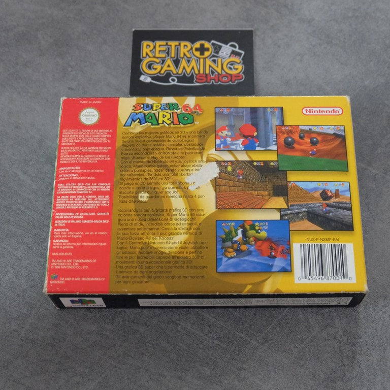 Vendita Super Mario 64 - Retrogaming Shop