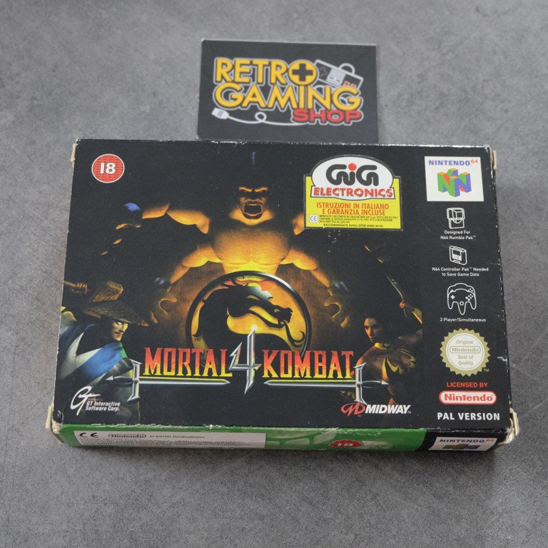 Vendita Mortal Kombat 4 - Retrogaming Shop