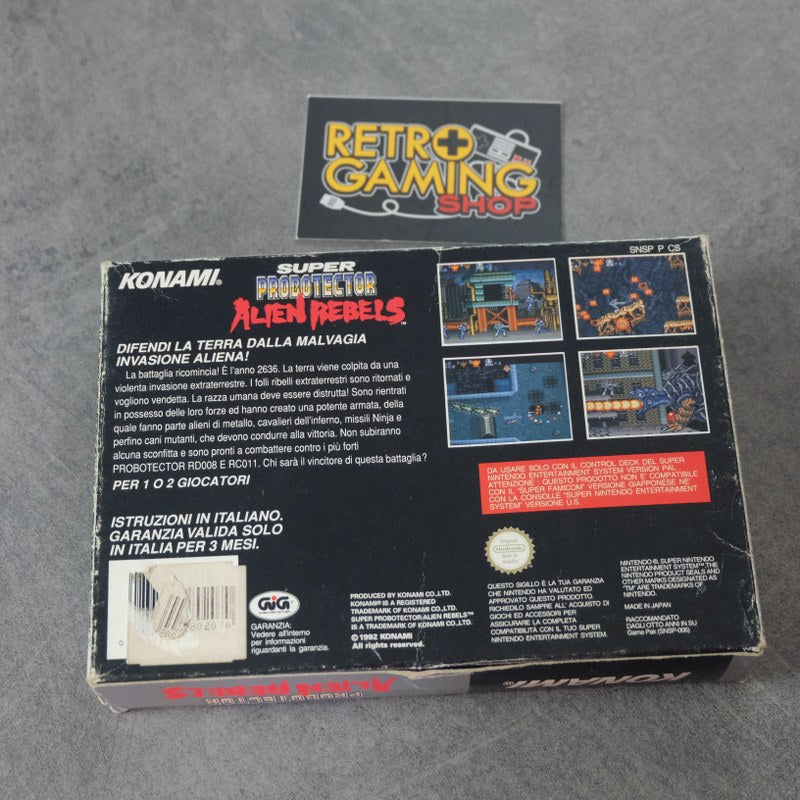Super Probotector Alien Rebels Nintendo
