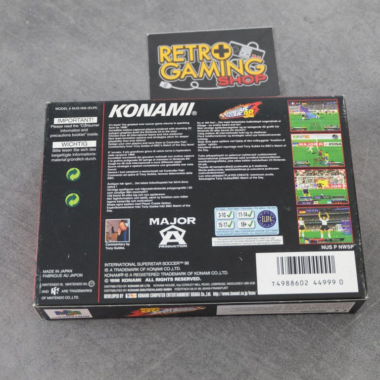 International Superstar Soccer 98 Nintendo