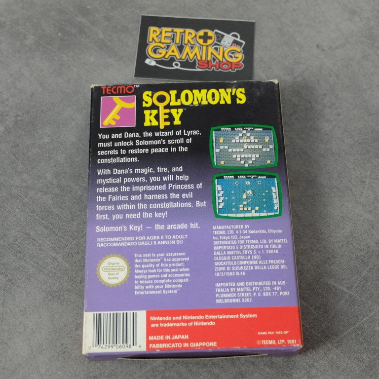 Vendita Solomon’s Key - Retrogaming Shop