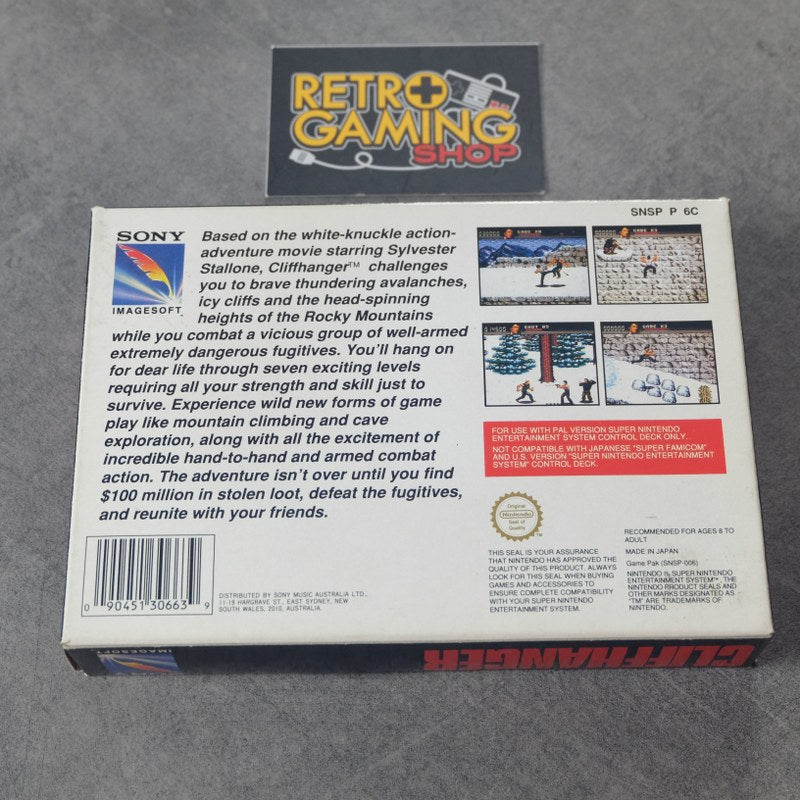 Vendita Cliffhanger - Retrogaming Shop