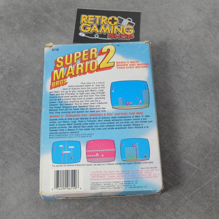Vendita Super Mario Bros 2 - Retrogaming Shop