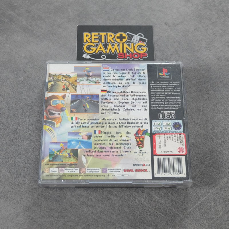 Crash Bandicoot 3 Warped Sony