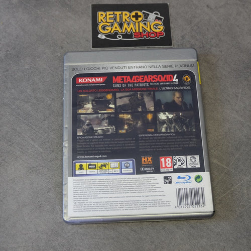 Vendita Metal Gear Solid 4: Guns Of the Patriots - Retrogaming Shop
