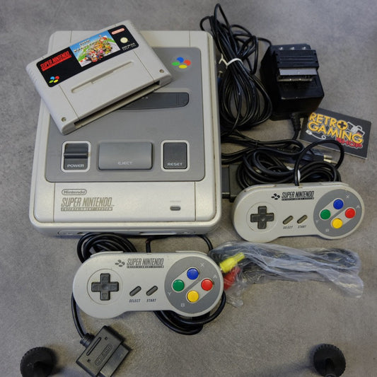 Super Nintendo Pal + Super Mario Kart Nintendo