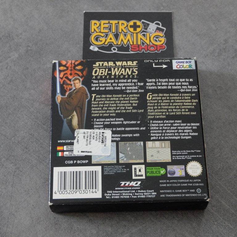 Star Wars Episode I Obi-Wan's Adventure Nintendo