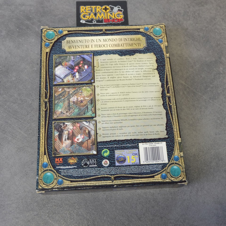 Vendita Baldur’s Gate 2 Shadows Of Amn - Retrogaming Shop
