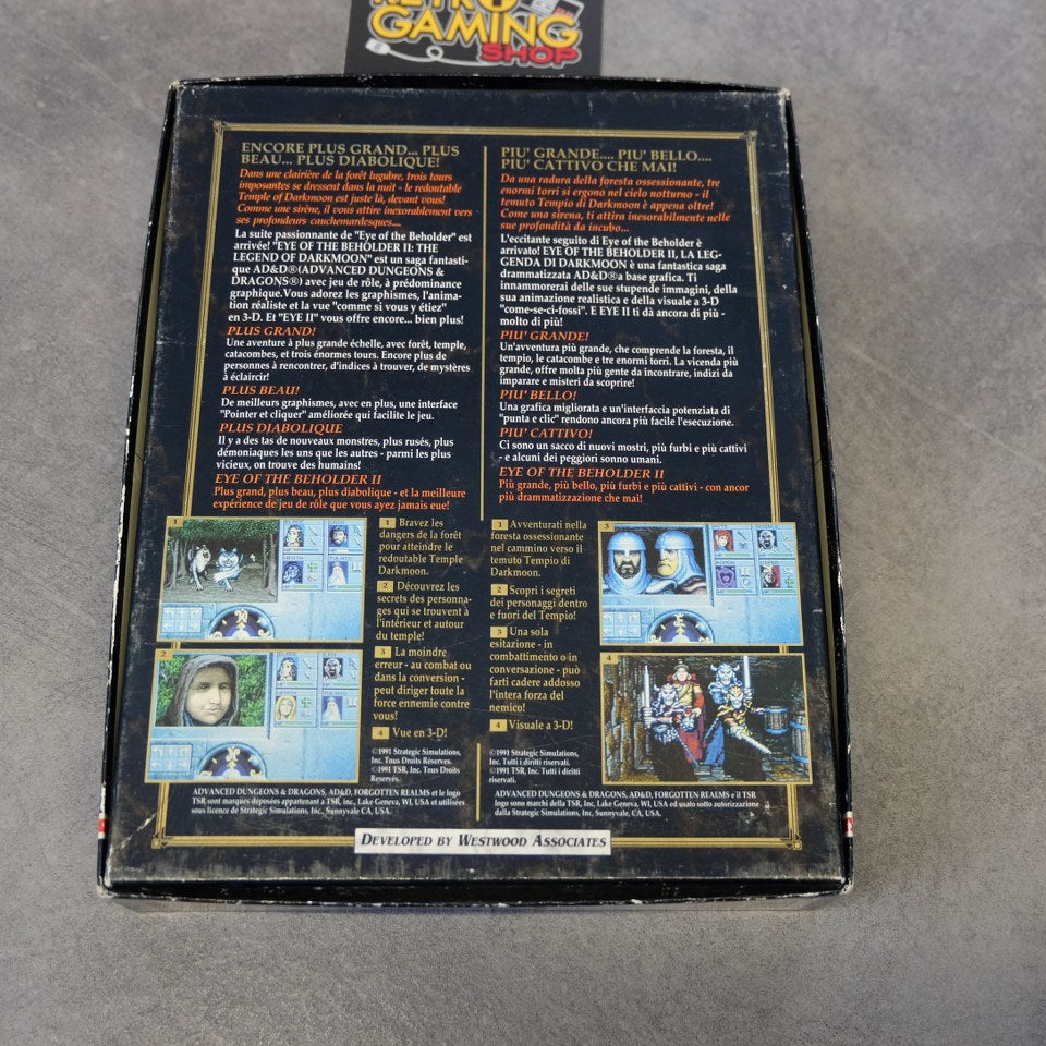 Advanced Dungeon & Dragons Eye of The Beholder 2 The Legend of Darkmoon Microsoft
