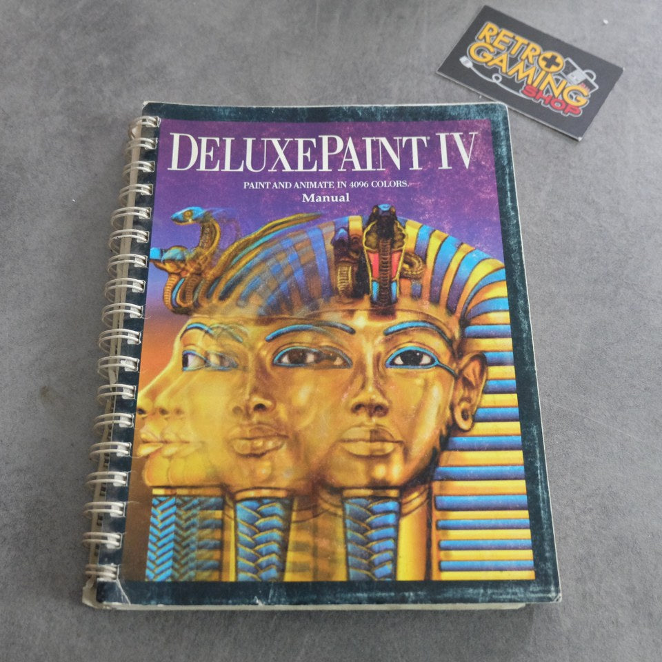 Vendita Deluxe Paint IV Manuale Amiga - Retrogaming Shop