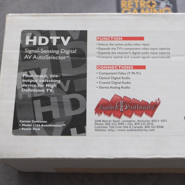HDTV Signal-Sensing Digital AV Autoselector Microsoft