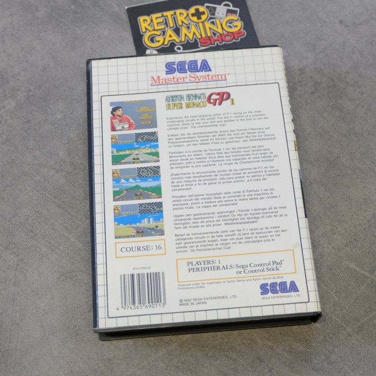 Vendita Ayrton Senna’s Super Monaco Gp 2 - Retrogaming Shop