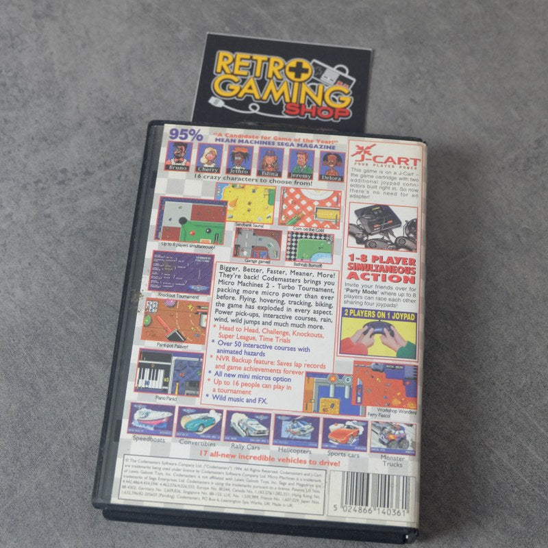 Vendita Micro Machines 2 Turbo Tournament - Retrogaming Shop