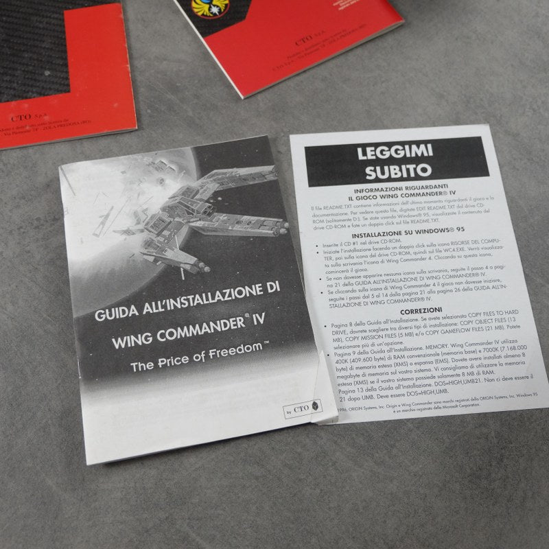 Vendita Wing Commander IV The Price of Freedom - Retrogaming Shop