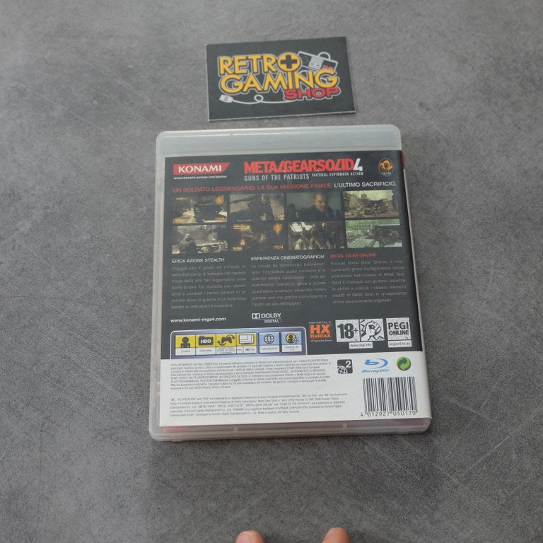 Vendita Metal Gear Solid 4: Guns Of the Patriots - Retrogaming Shop