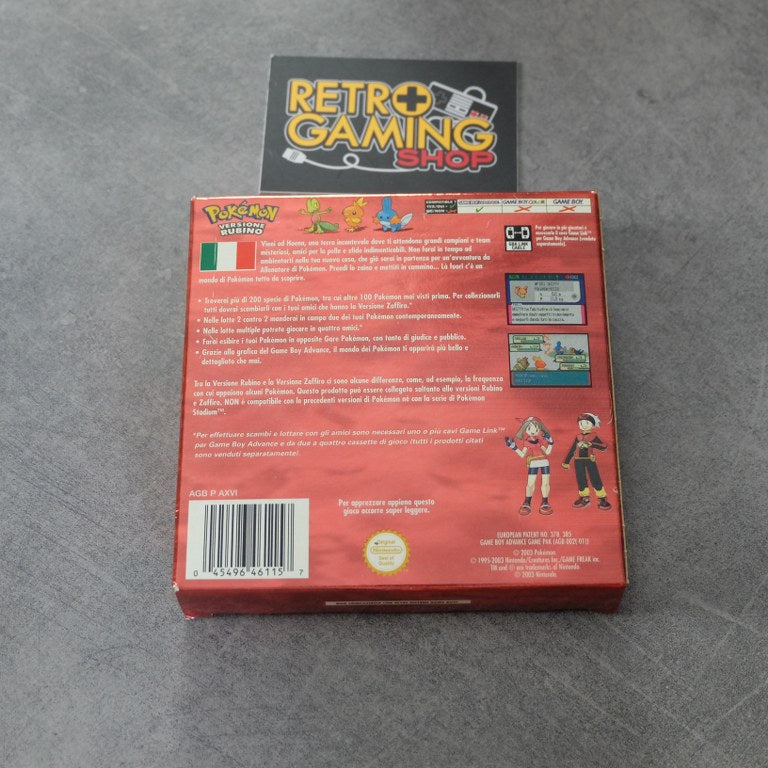 Vendita Pokemon Versione Rubino - Retrogaming Shop