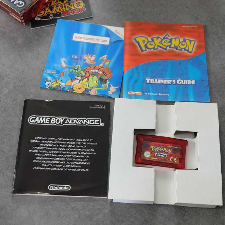 Vendita Pokemon Versione Rubino - Retrogaming Shop