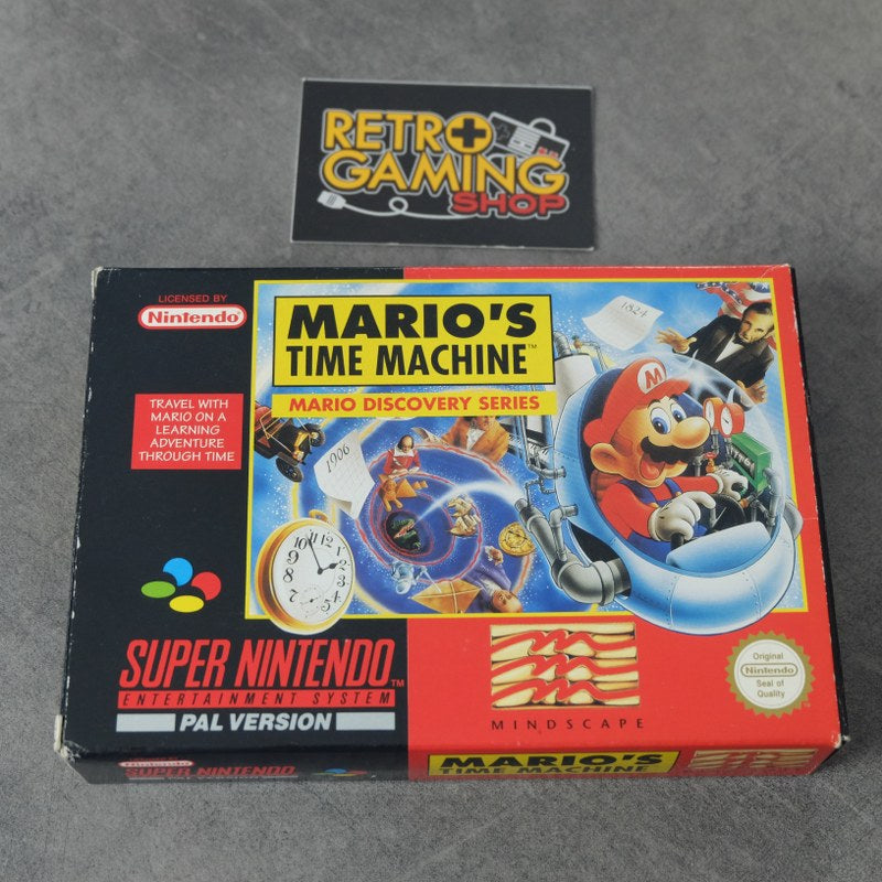 Vendita Mario's Time Machine Mario Discovery Series - Retrogaming Shop