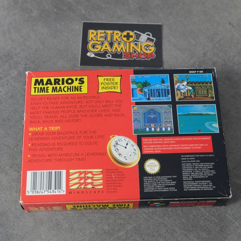 Vendita Mario's Time Machine Mario Discovery Series - Retrogaming Shop