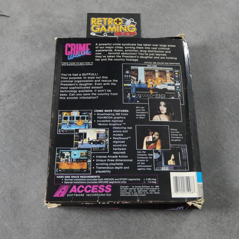 Vendita Crime Wave - Retrogaming Shop