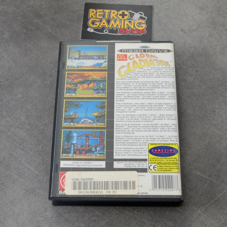 Vendita Global Gladiators - Retrogaming Shop
