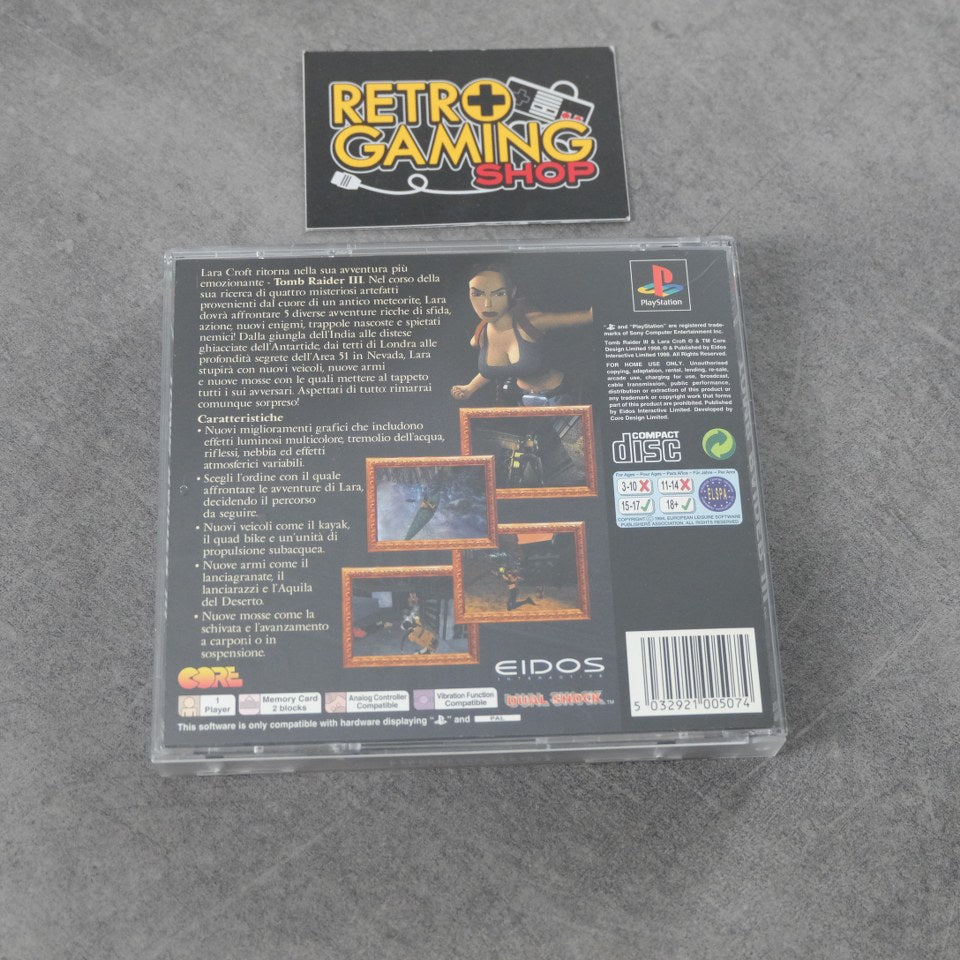 Vendita Tomb Raider 3 Adventures Of Lara Croft - Retrogaming Shop
