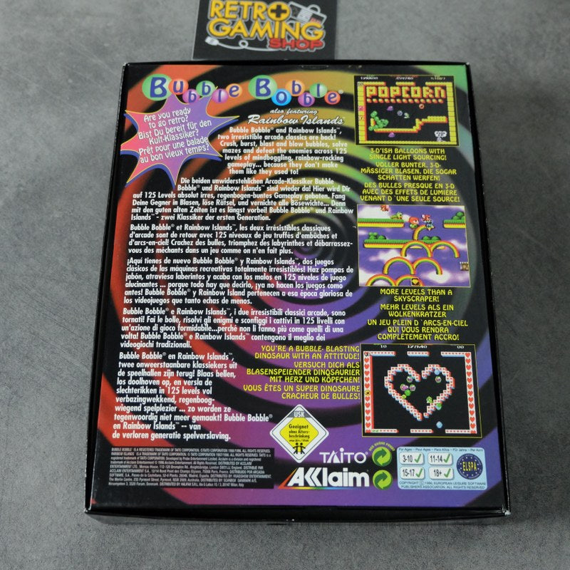 Vendita Bubble Bobble Also Featuring Rainbow Islands - Retrogaming Shop
