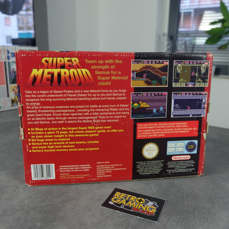 Vendita Super Metroid Big Box - Retrogaming Shop