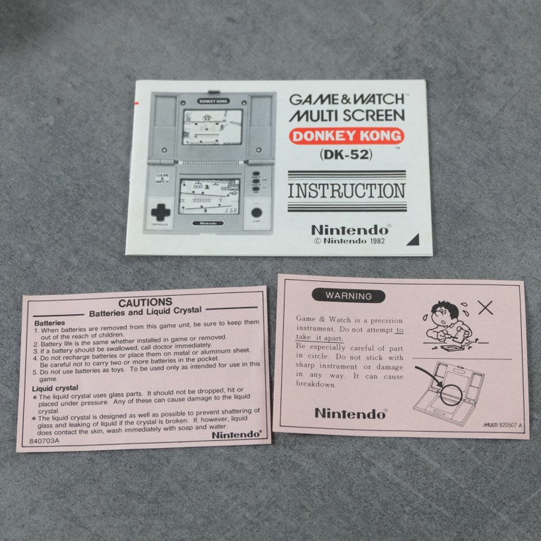 Game & Watch Donkey Kong Nintendo