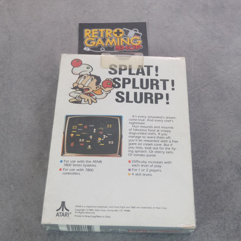 Vendita Food Fight Atari 7800 Nuovo - Retrogaming Shop