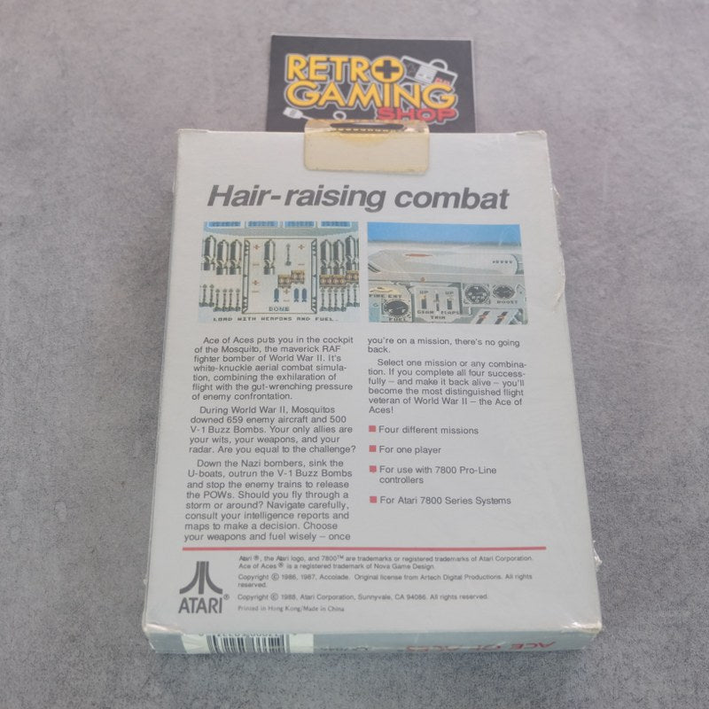 Vendita Ace of Aces Atari 7800 Nuovo - Retrogaming Shop