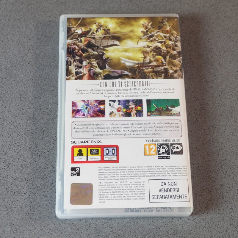 Vendita Dissidia Final Fantasy Collector's Edition - Retrogaming Shop