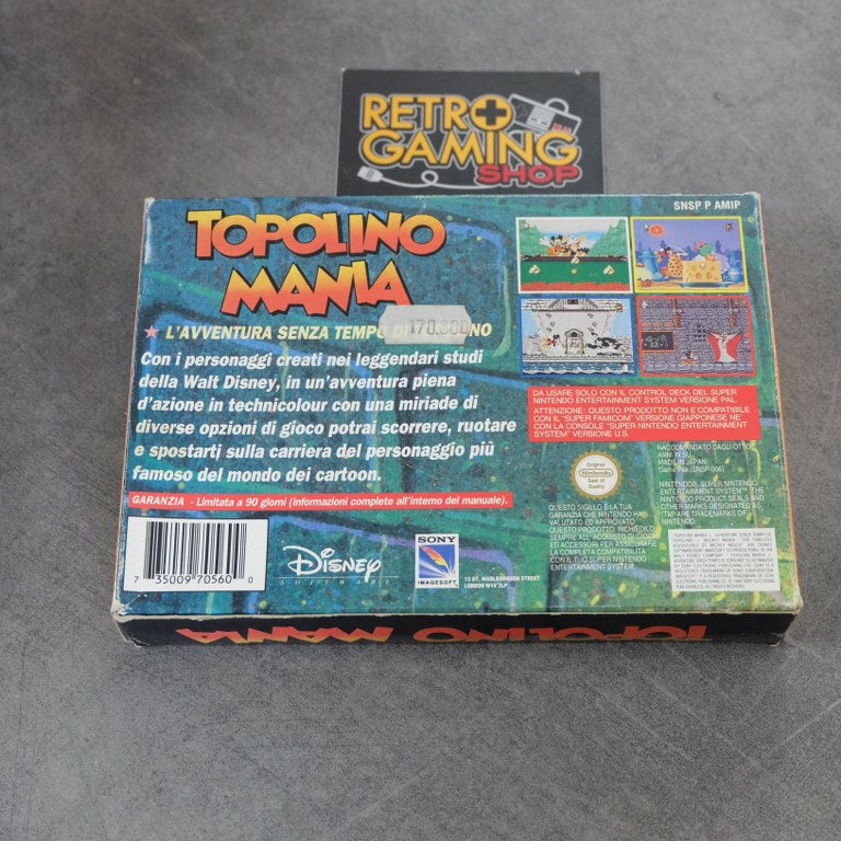 Vendita Topolino Mania - Retrogaming Shop
