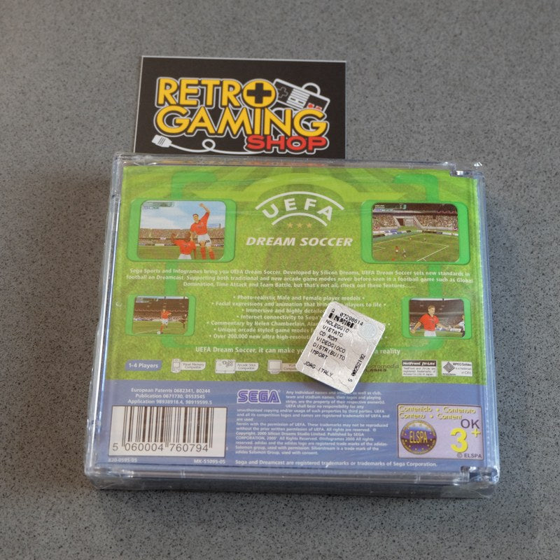 Vendita UEFA Dream Soccer - Retrogaming Shop