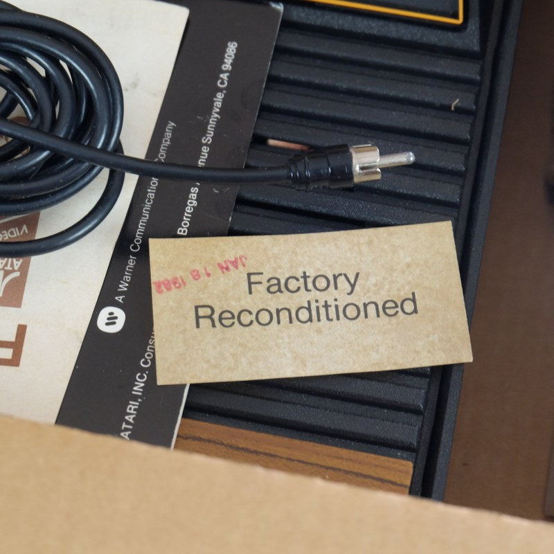 Vendita Atari CX-2600 Factory Reconditioned USA - Retrogaming Shop