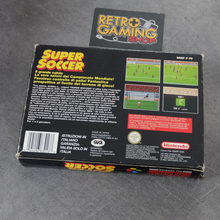 Vendita Super Soccer - Retrogaming Shop