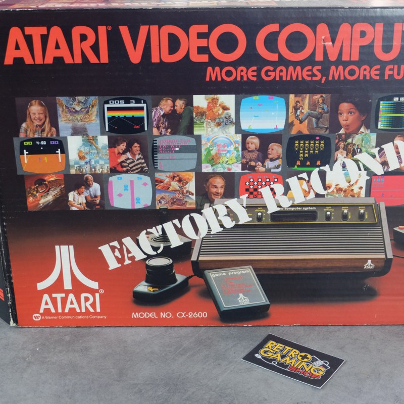 Vendita Atari CX-2600 Factory Reconditioned USA - Retrogaming Shop